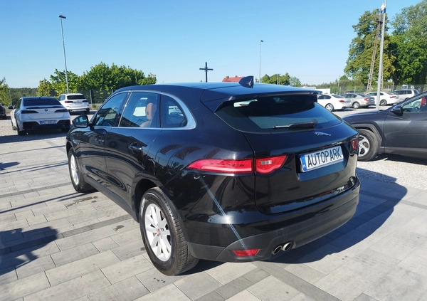 Jaguar F-Pace cena 84900 przebieg: 150734, rok produkcji 2017 z Michałowo małe 326